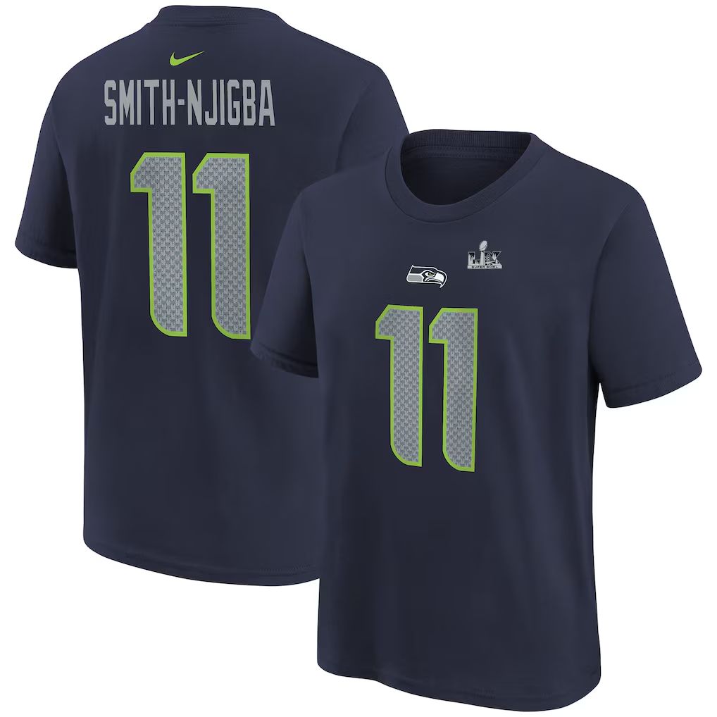 Men 2026 NFL Seattle Seahawks T-shirt blue 010->->Sports Accessory